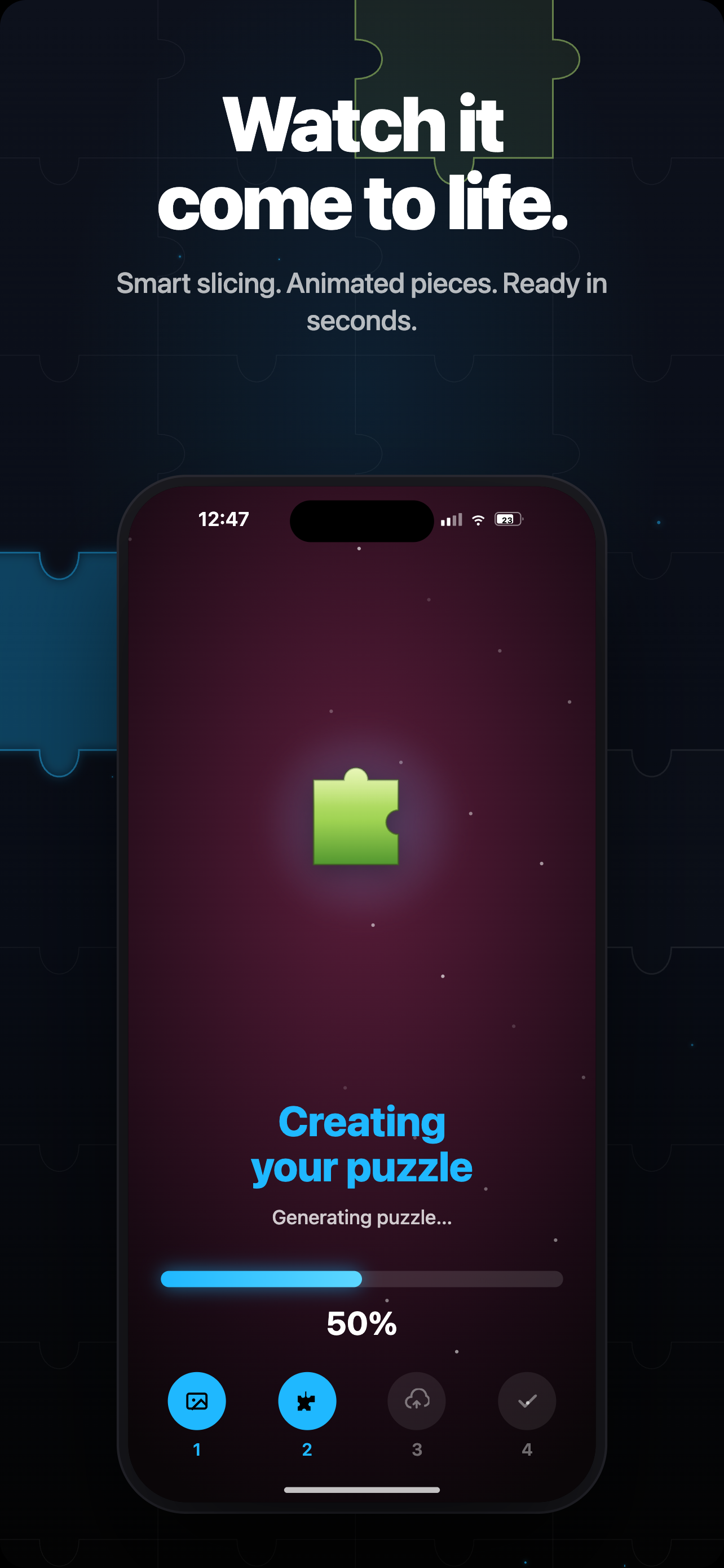 Creating puzzle